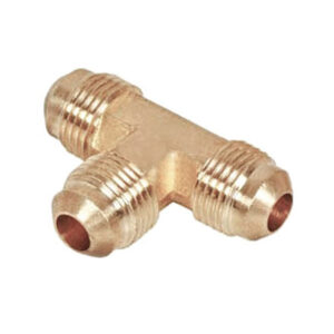 Brass Flare Tee Union