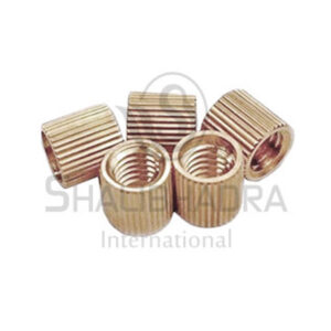 Brass Straight Knurled Insert